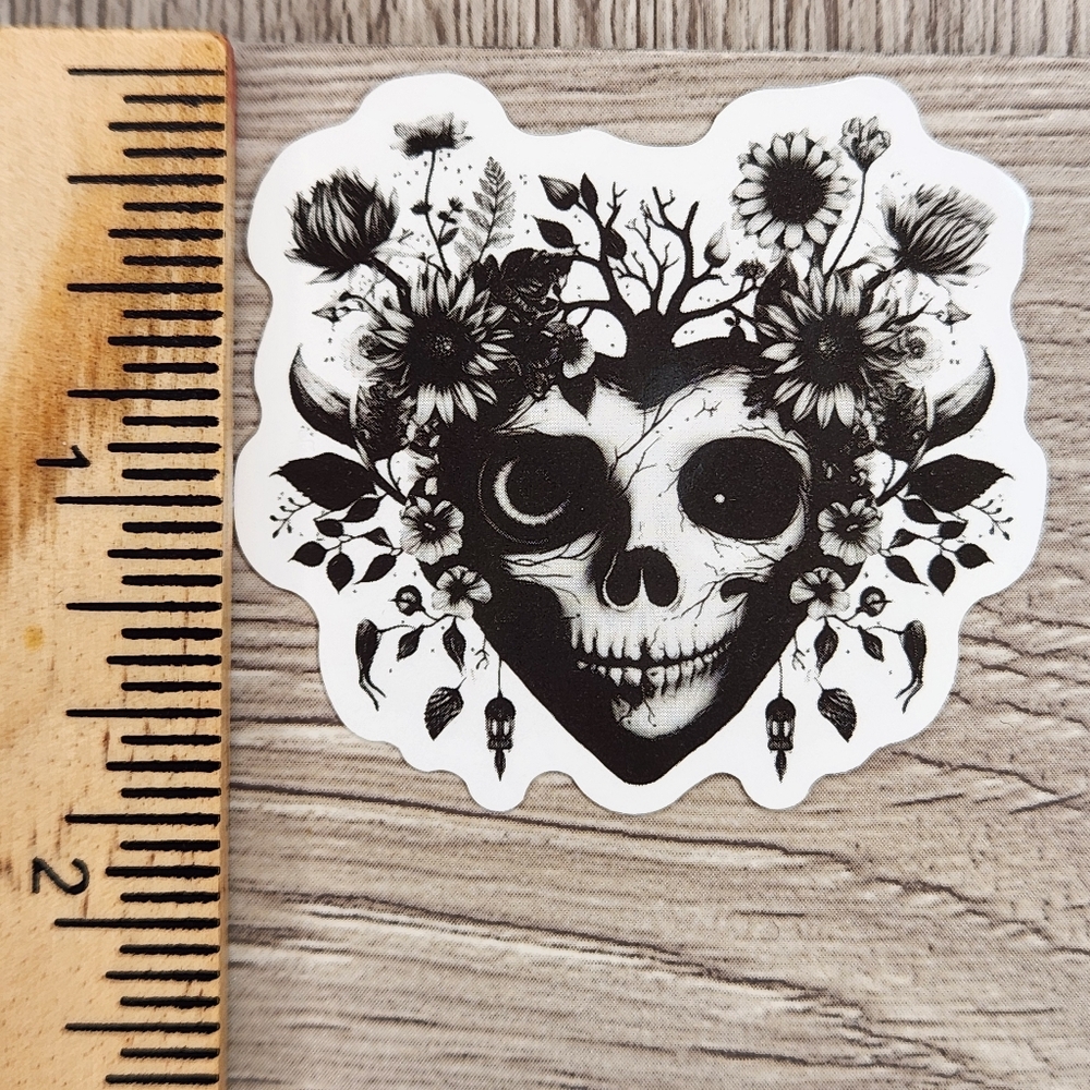 10/$10 Sticker Black And White Tarot Witchy Wicca Goth